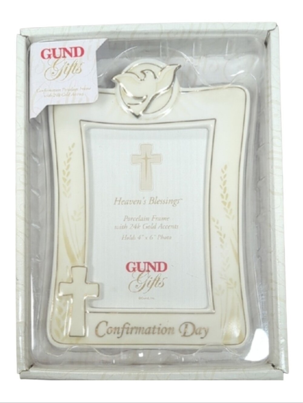 Frame. Confirmation. By Gund.
